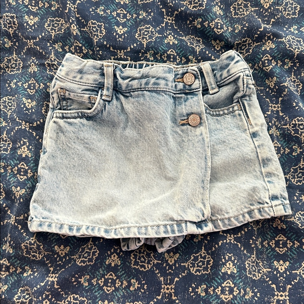 GAP Light Blue Denim Skort for Kids